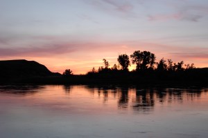 Missouri River Sunset