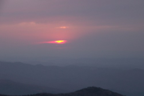 Clouds Obscured Horizon Sunrise