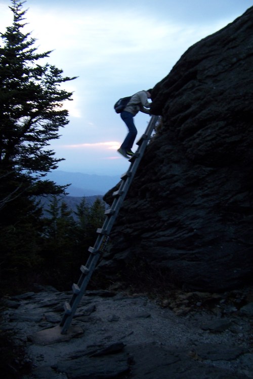 Coming off McCrae Peak