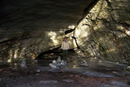 Indian Cave on Ice